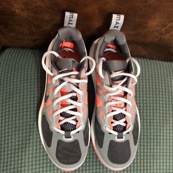 New Nike Air Max Genome Smoke Grey and Bright Mango Men Size 6.5 Women size 8 - Picture 8 of 10